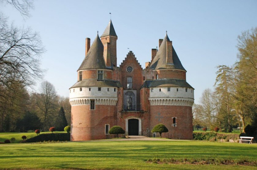 Parc et Roseraie du château de Rambures, Rambures, France, France